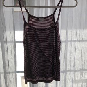 tillys white and red striped tank top